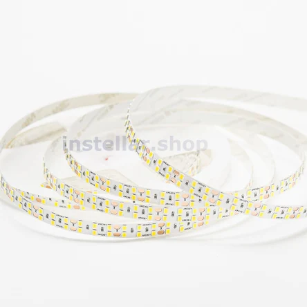 Светодиодная лента SMD2835 2 ряда, DC24V, 19,2 Вт/м, 240 сд/м, IP20, 3000К, 10мм, 10 метров, instellar
