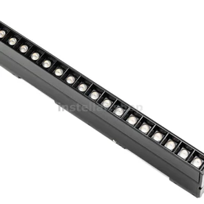 Светильник линейный "Книжка" линзованный для встраиваемого магнитного шинопровода, L331*W22*H85, 18W, DC48V, 4000K, instellar