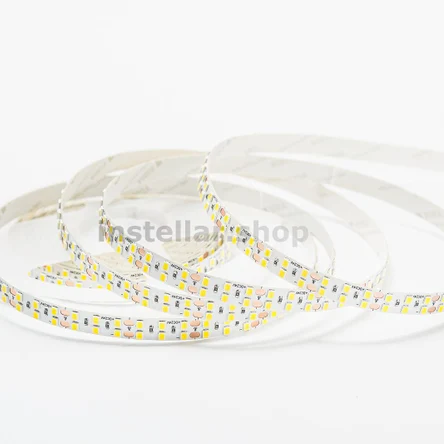 Светодиодная лента SMD2835 2 ряда, DC24V, 19,2 Вт/м, 240 сд/м, IP20, 6000К, 10мм, 5 метров, instellar