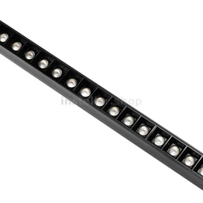 Светильник линейный прямой линзованный для встраиваемого магнитного шинопровода, L547*W22*H25, 30W, DC48V, 4000K, instellar