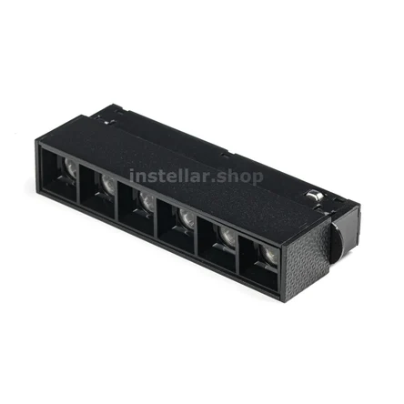 Светильник линейный прямой линзованный для встраиваемого магнитного шинопровода, L115*W22*H25, 6W, DC48V, 4000K, instellar