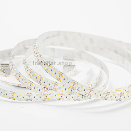 Светодиодная лента SMD2835 2 ряда, DC24V, 19,2 Вт/м, 240 сд/м, IP20, 3000К, 15мм, 10 метров, instellar