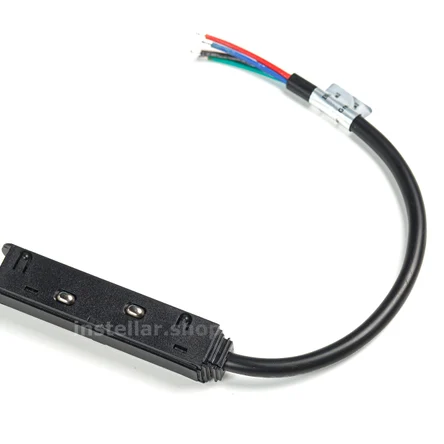 Ввод питания 4-х проводной для встраиваемого магнитного шинопровода DC48V Pro, instellar