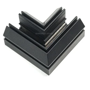 Угол 90 градусов для встраиваемого магнитного шинопровода под демпферную систему, instellar