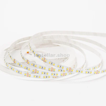 Светодиодная лента SMD2835, DC24V, 16 Вт/м, 120 сд/м, IP20, 3000К+6000К, 8мм, 10 метров, instellar